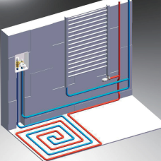 Терморегулирующий монтажный комплект для теплого пола, VRT16