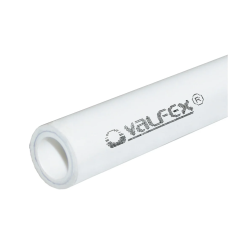 Труба армированная ALUMINIUM, SDR 6 PN25, ø 63х10,5 мм (20) (Valfex), 4м БЕЛАЯ