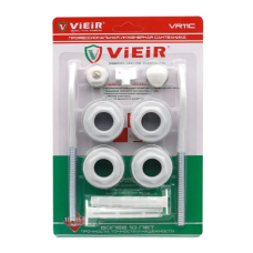 Набор для радиаторов （11）-½, c 2 прорезиненными кронштейнами "ViEiR" (40/1шт)