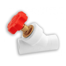 Вентиль ВН/ВН 32  45гр (15/5) (Valfex) БЕЛЫЙ