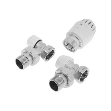 Комплект терморегулирующего оборудования для радиатора угловой 3/4"(1/20)