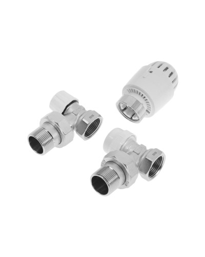 Комплект терморегулирующего оборудования для радиатора угловой 3/4(1/20), TIM