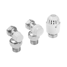 Комплект терморегулирующего оборудования для радиатора угловой 3/4"(1/20)