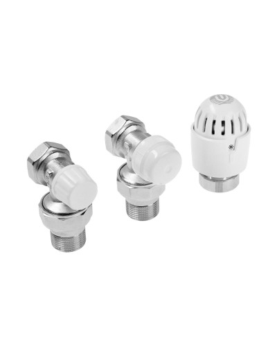 Комплект терморегулирующего оборудования для радиатора угловой 3/4(1/20), TIM