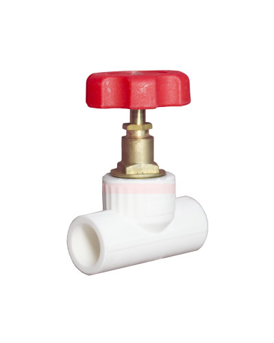 Проходной вентиль 25х3/4  90гр  (30/6) (Valfex) БЕЛЫЙ, Valfex