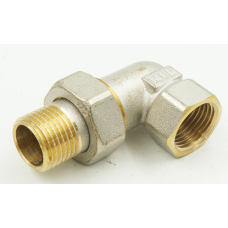 Угловое разъемное соединение "американка" никелированная 1/2"г/ш(10/80)