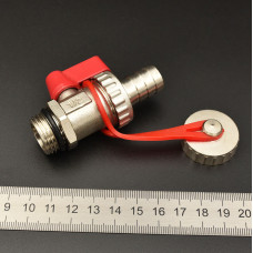 VR1119 Кран дренаж. со съём. мета. штуцером(200/10шт)