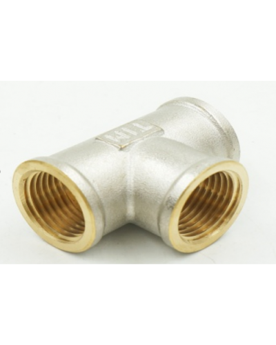 Тройник никелированная 11/4F*11/4F*11/4F(1/16), TIM