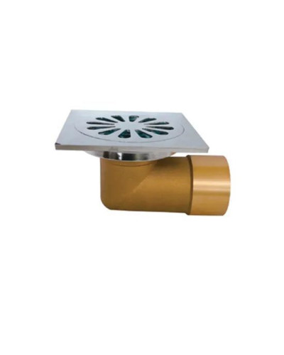 VER10L Трап угл. с сух. затвором100*100мм (40/1шт), VIEIR