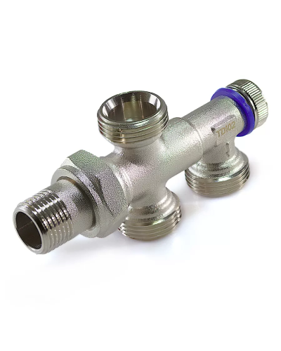 Узел нижнего подключения радиатора для двухтрубных систем(1/60), TIM