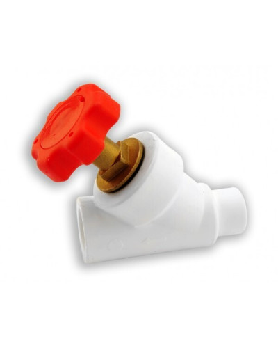 Вентиль ВН/НР 25  45гр (25/5) (Valfex) БЕЛЫЙ, Valfex