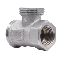 Вентиль термостатический УГЛОВОЙ ВЕРХНИЙ "ViEiR"1/2"(80/10шт)