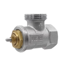 Вентиль термостатический УГЛОВОЙ ВЕРХНИЙ "ViEiR"1/2"(80/10шт)