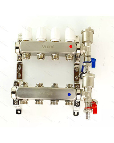 VR115-03А Колл. БЕЗ РАС. БЕЗ КРАН.3-вых.НЕРЖ.(5/1шт), VIEIR