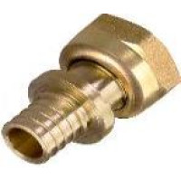 Переходник с накидной гайкой  для труб из сшитого полиэтилена аксиальный 1/2*16(2.2)(5/240)