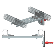 Крепление двойное, удлиненное WALLBOX (цена за 1шт.)