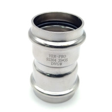 Муфта из нержавеющей стали15×15  "VER-PRO"   (100/5шт)