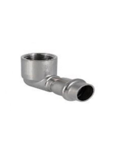 Пресс-угольник из нержавеющей стали с внутренней резьбой 15*1/2(5/100), TIM