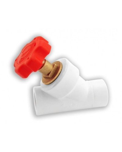 Вентиль ВН/ВН 25  45гр (25/5) (Valfex) БЕЛЫЙ, Valfex