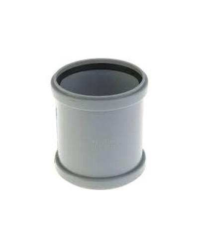 Муфта двухраструбная 110 мм вн. канализация (60) VALFEX (ремонтная, без перегородки)