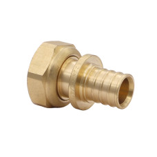 Переходник под евроконус с накидной гайкой Ф16X3/4"F  "VER-PRO" (75/5шт)