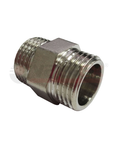 Ниппель НИКЕЛИРОВАННЫЙ VALFEX НР-НР 1/2 (300/10), Valfex