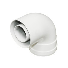 Колено конденсационное коаксиальное 60х100(ПП-Ал)-90