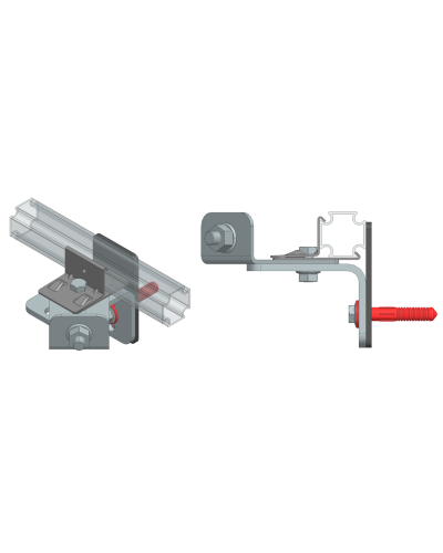 Комплект для крепления модуля инсталляции в углу (цена за 1шт.)