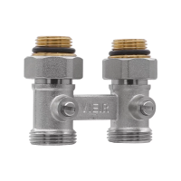 Вентиль для ради.с седельным затвором "Мультифлекс"  3/4"-ПРЯМОЙ "ViEiR" (48/4шт)