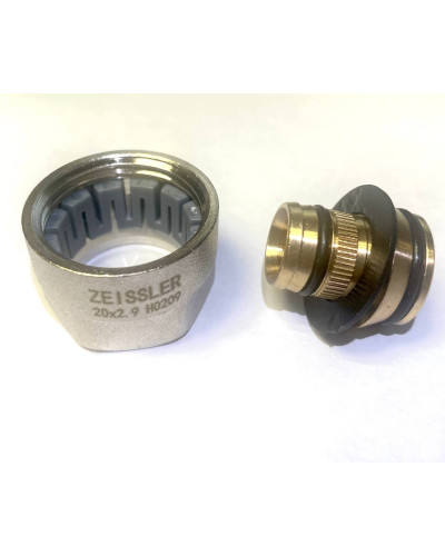 Резьбозажимные соединения комплект  металлополимерной трубы Stabil 20(2.9)х 3/4EK (евроконус)(ZEISSLER), TIM