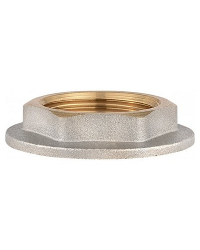 Контргайка с бортиком никелированная 3/4 г(10/300), TIM