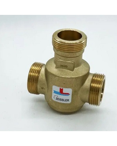 Термостатический смесительный клапан для напольных котлов  Rp 1 ВР 55°С
(1/20), TIM