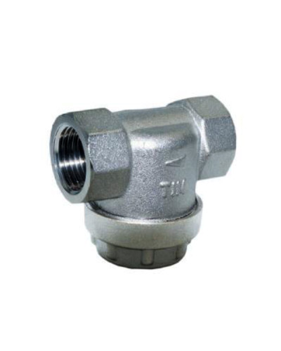 Фильтр механической очистки прямой  1/2 г/г （никелированный) (1/60), TIM