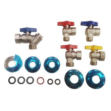 Набор кранов для газового котла 1/2-3/4 "ViEiR" (20/1шт)