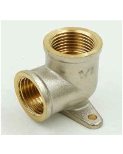 Уголок установочный никелированная 1/2F*1/2F(10/100), TIM