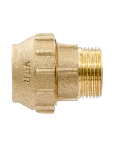 VER370 Муфта для трубы ПНД S25 x 3/4M (100/10шт), VIEIR