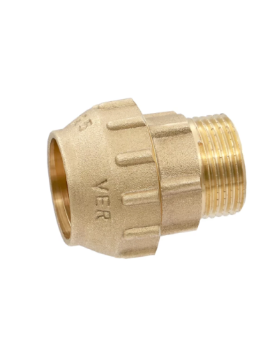 VER370 Муфта для трубы ПНД S25 x 3/4M (100/10шт), VIEIR