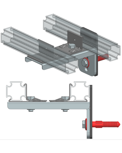 Крепление двойное WALLBOX (цена за 1шт.)