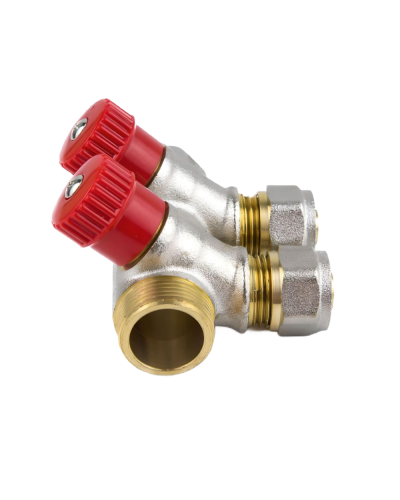 VR502 Кол.с регулир. вентилями и цан.3/4х16-2 ViEiR (28/4шт)  VR502, VIEIR