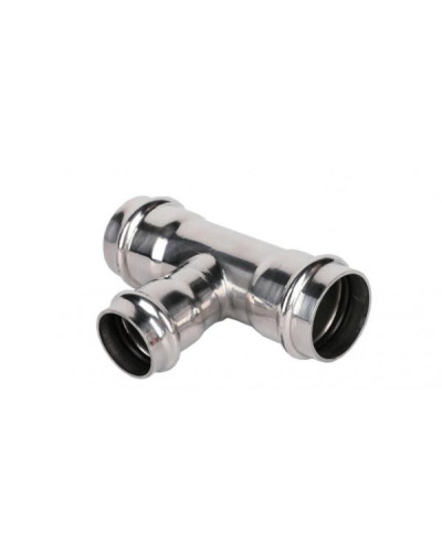 Трехраструбный пресс-тройник из нержавеющей стали 15*15*15mm(5/80), TIM