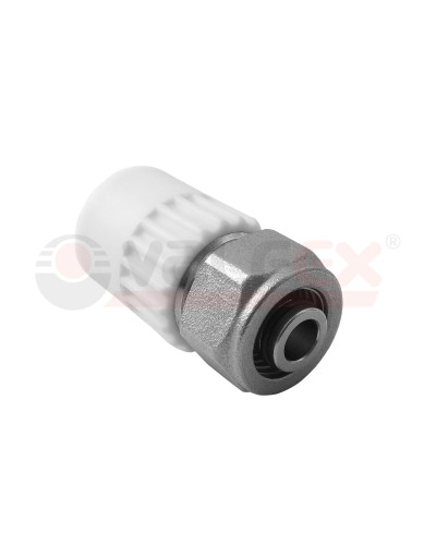 Комбинированный ниппель для соединения PPR-PEX труб 20x16 (200/20) (Valfex) БЕЛЫЙ К, Valfex