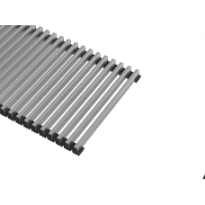 Решетка для конвектора внутрипольного DGA-100/30-10 (серебр.)