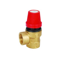 3BAR    Предохранительный  клапан 1/2"гх3/4"г красный "ViEiR" (100/1шт)