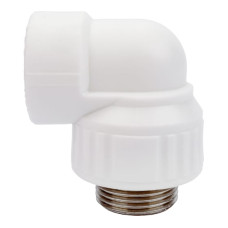 Угольник переходной с наружной резьбой 32х1" (40/10) (Valfex) БЕЛЫЙ