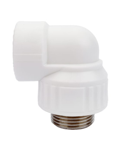 Угольник переходной с наружной резьбой 32х1 (40/10) (Valfex) БЕЛЫЙ, Valfex