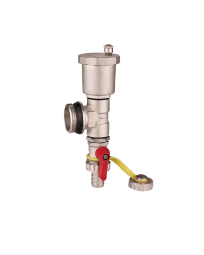 Тройник коллек.в сборе3/4(тройник,воздух. дренажный кран) ViEiR(30/1пара), VIEIR