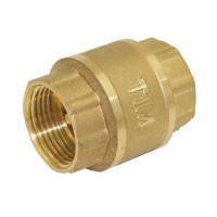 Обратный клапан с латунным штоком, 1/2"г/г (стандарт)(1/120)