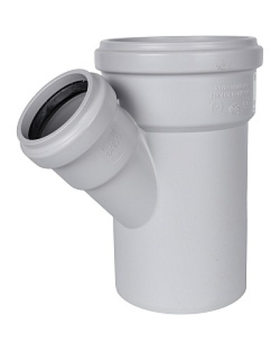 STOUT Тройник бесшумный D 110 x 058 45°