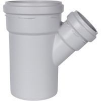 STOUT Тройник бесшумный D 110 x 058 45°