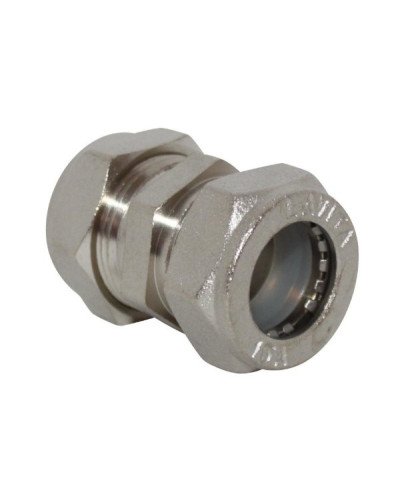 Муфта соединительная (никелированная) 20*20(10/50), TIM